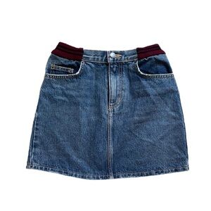 CARMAR Los Angeles Denim Mini Skirt